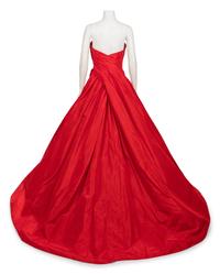 Fendi Red Evening Dress with Bolero, 1980-90s