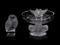 Three Lalique Table Articles