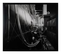 Luca Campigotto (born 1962) Marghera: Fincantieri ship under construction (with entanglement of tubes), 1997