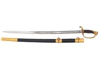 [CIVIL WAR]. Excellent US Model 1850 Foot Officer's sword. Manufactured by Ames, Chicopee, MA.