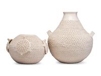 Corrugated Pottery Jars