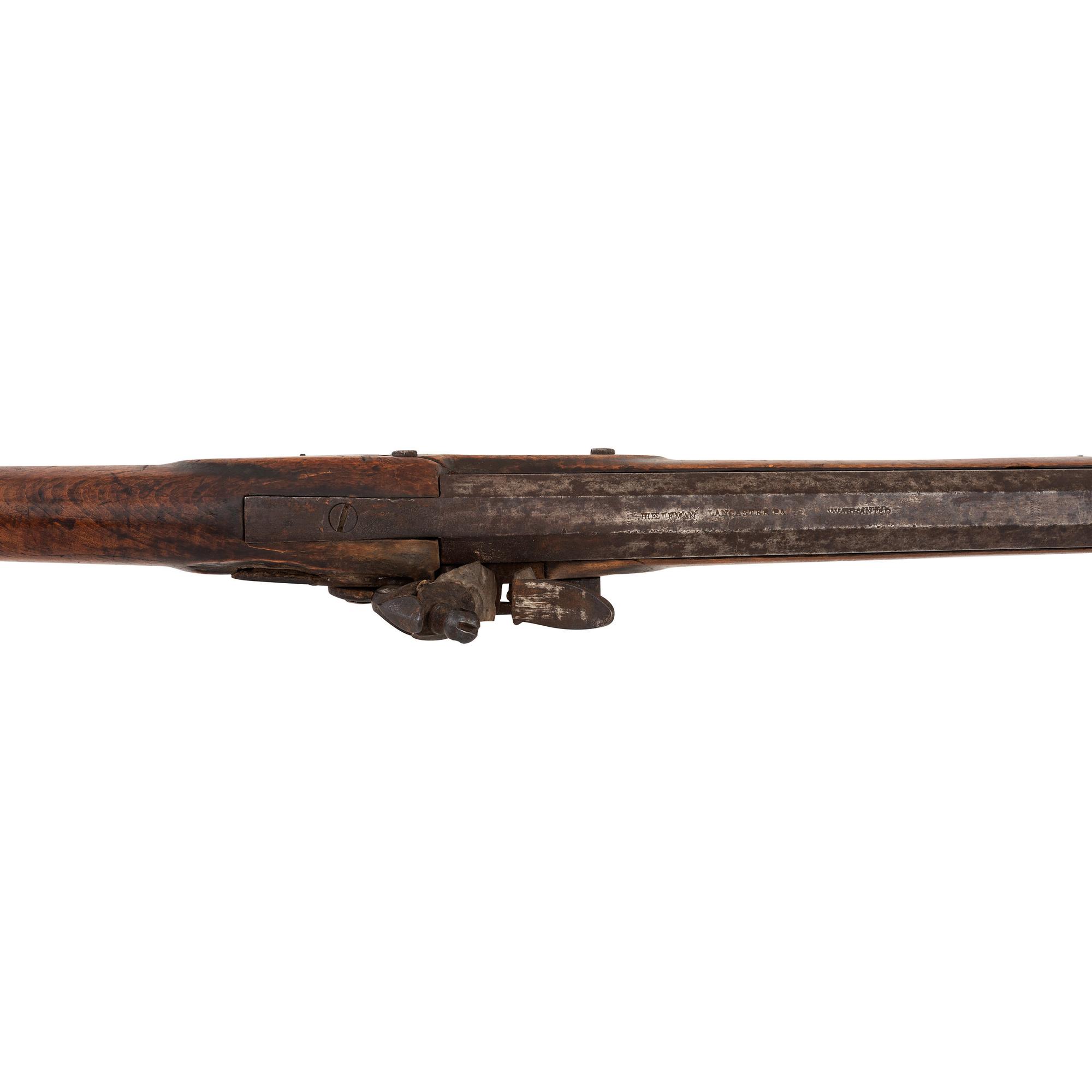 Untouched Leman Full Stock Flintlock Trade Rifle
