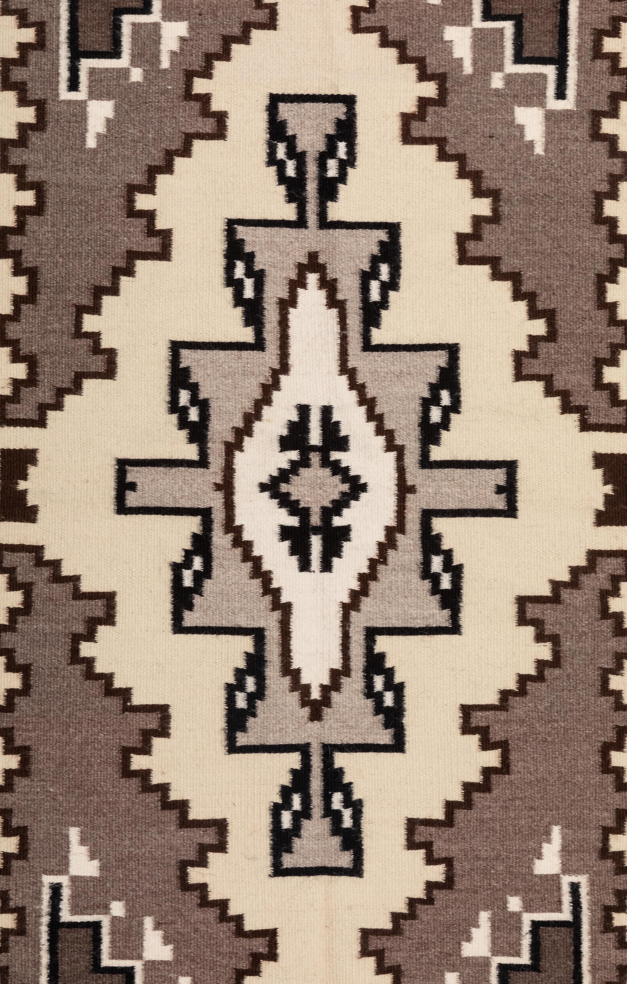 Navajo Two Grey Hills Weaving / Rug