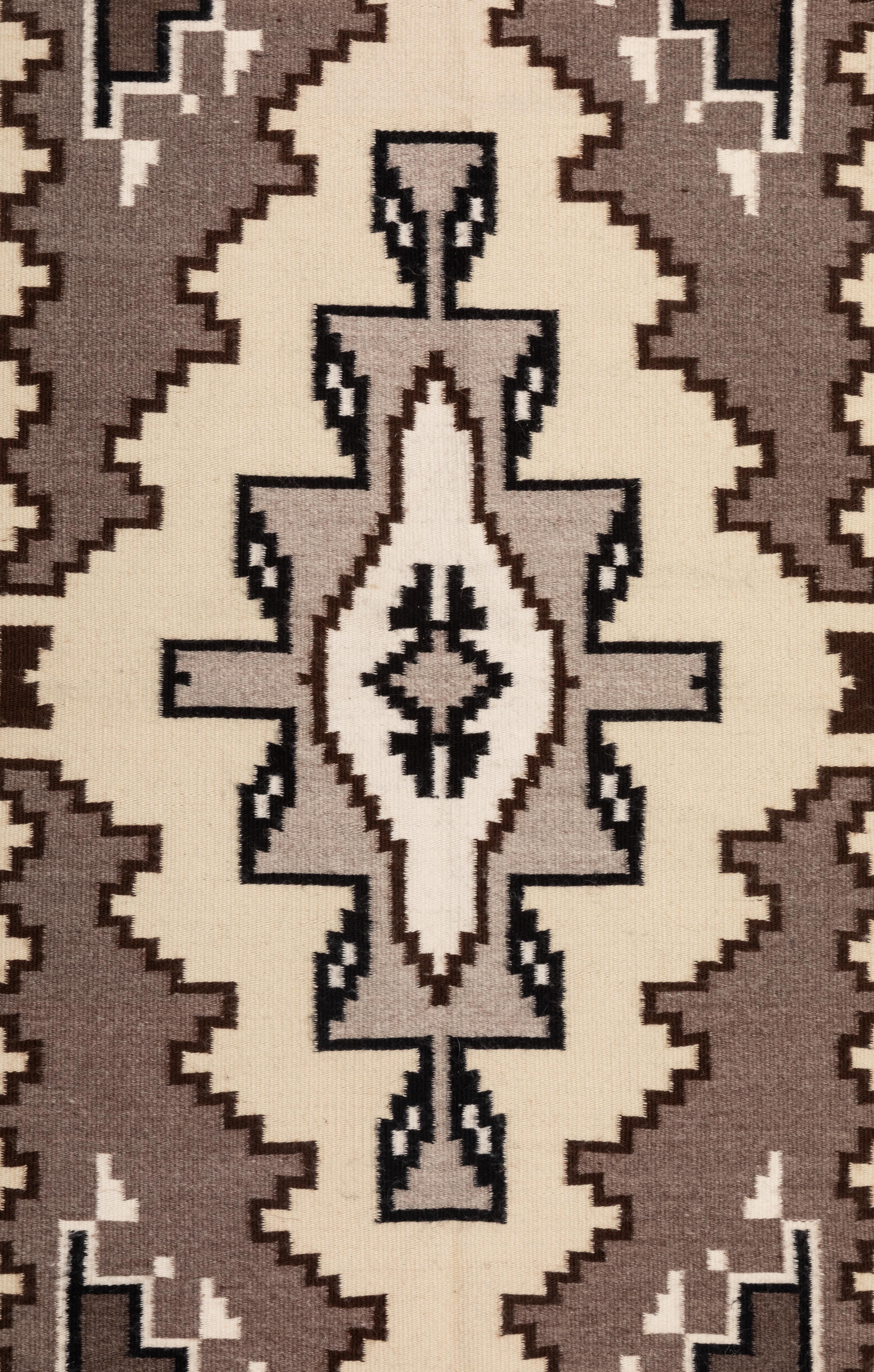 Navajo Two Grey Hills Weaving / Rug