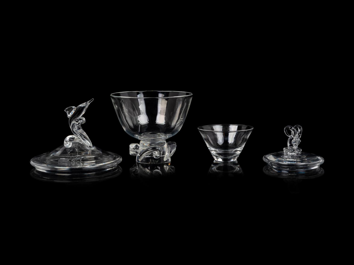 Two Steuben Glass Articles