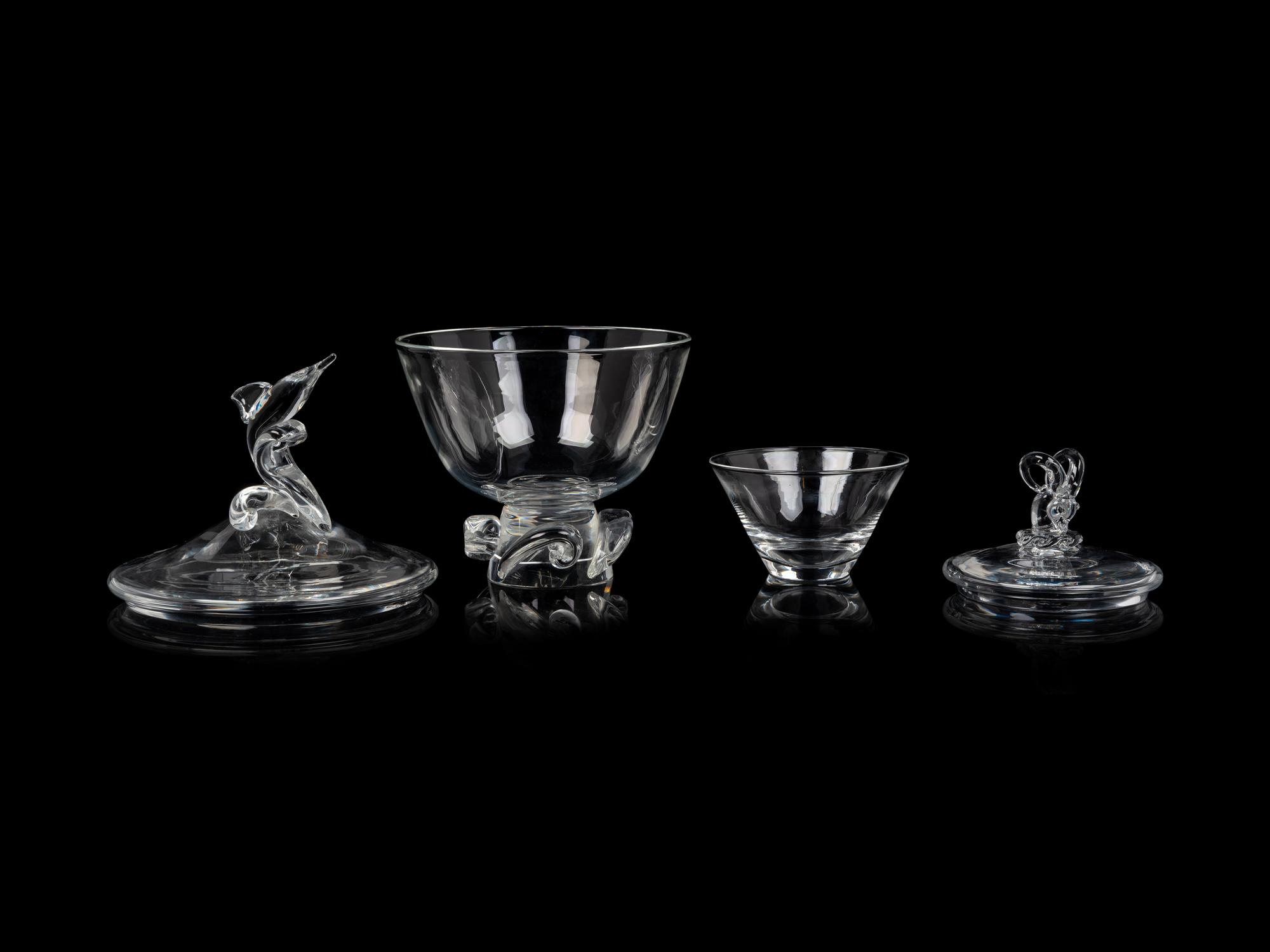 Two Steuben Glass Articles