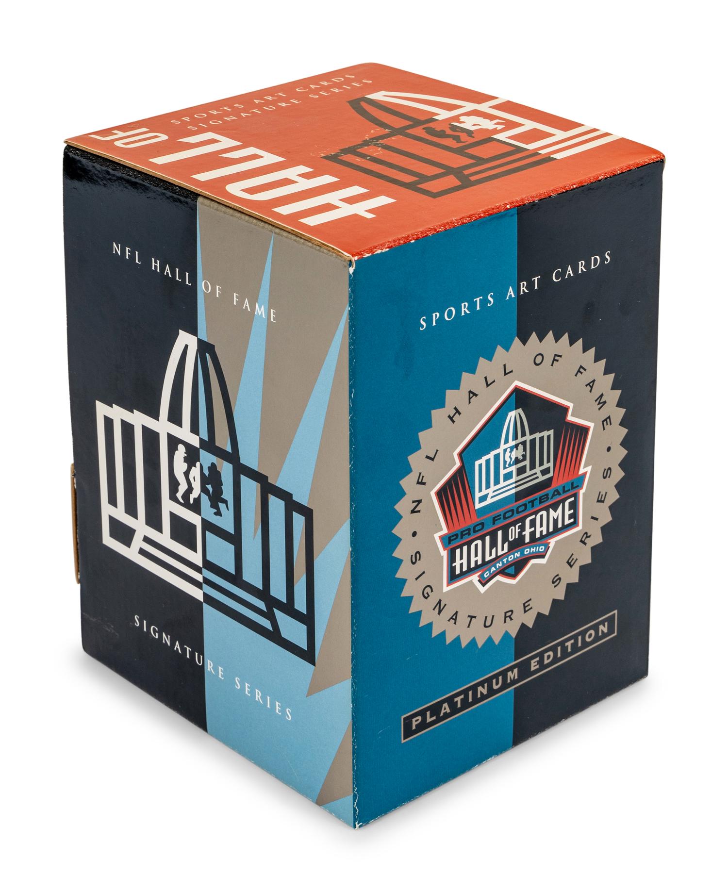 Mike Ditka's Personally Owned 1998 Ron Mix Platinum Edition Signature Series Art Card Set