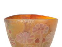 An Art Nouveau Cameo Glass Vase by Amadee de Caranza (1843-1914)