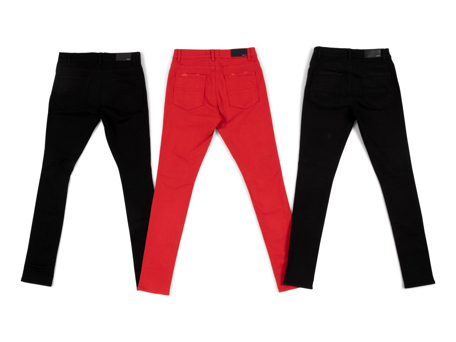 Three Amiri Jeans, c.2017 — BNY 197, 200, 201