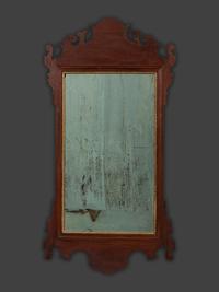 A Chippendale Mahogany Looking Glass