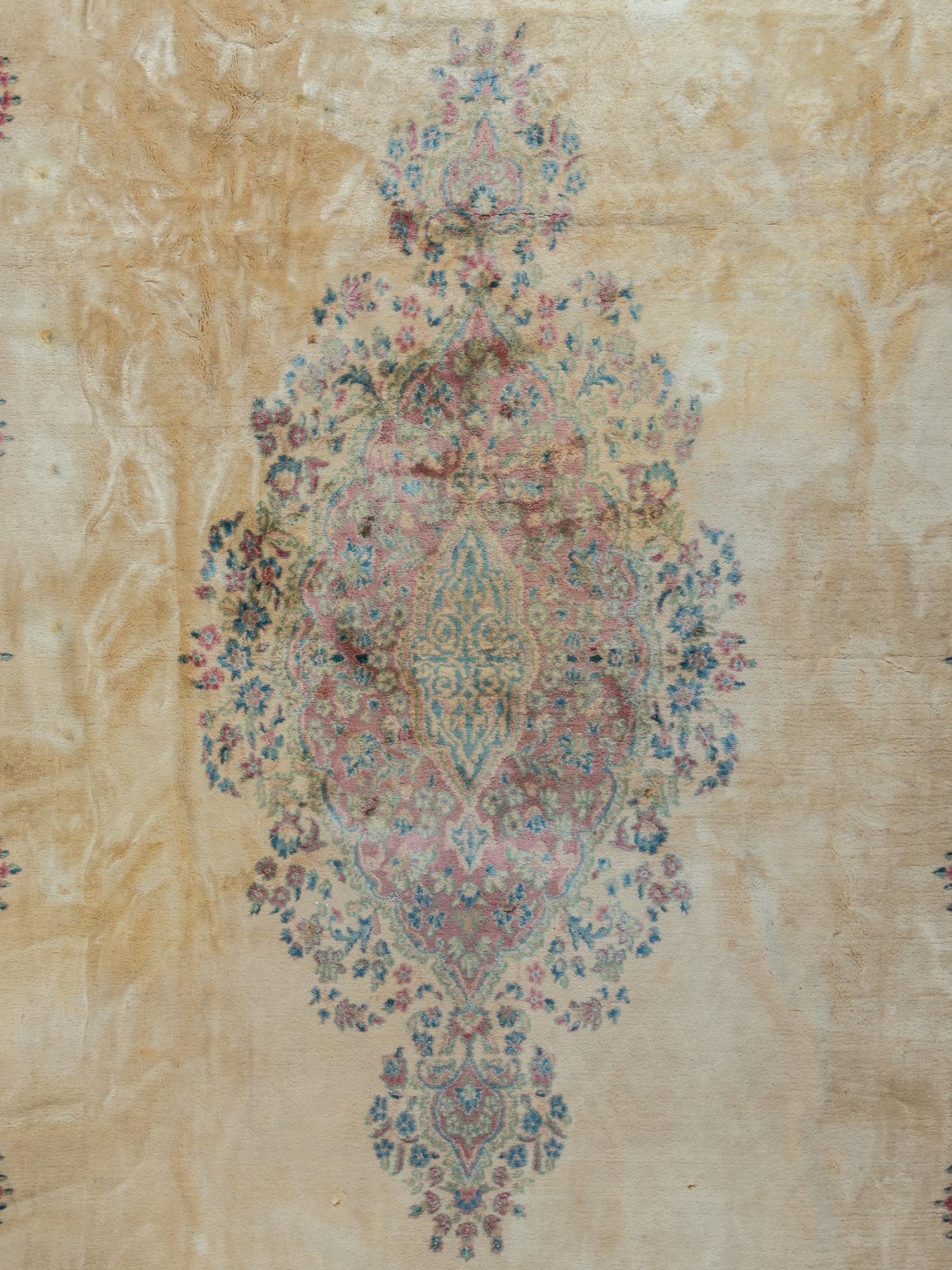 A Kirman Wool Rug
