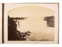 [NIAGARA FALLS, NY - EARLY PHOTOGRAPHY]. An album containing 20 views of Niagara Falls. Niagara Falls, New York, compiled in 1867.