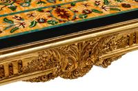 An Italian Giltwood and Scagliola Center Table