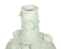 A Pair of Chinese Celadon Glazed Porcelain Large Vases