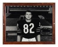 A Group of Six Photographs Depicting Mike Ditka as Chicago Bears Player Formerly Displayed at Mike Ditka’s Restaurant