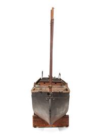 A Carved and Painted Wood Model of the Whaling Ship Essex