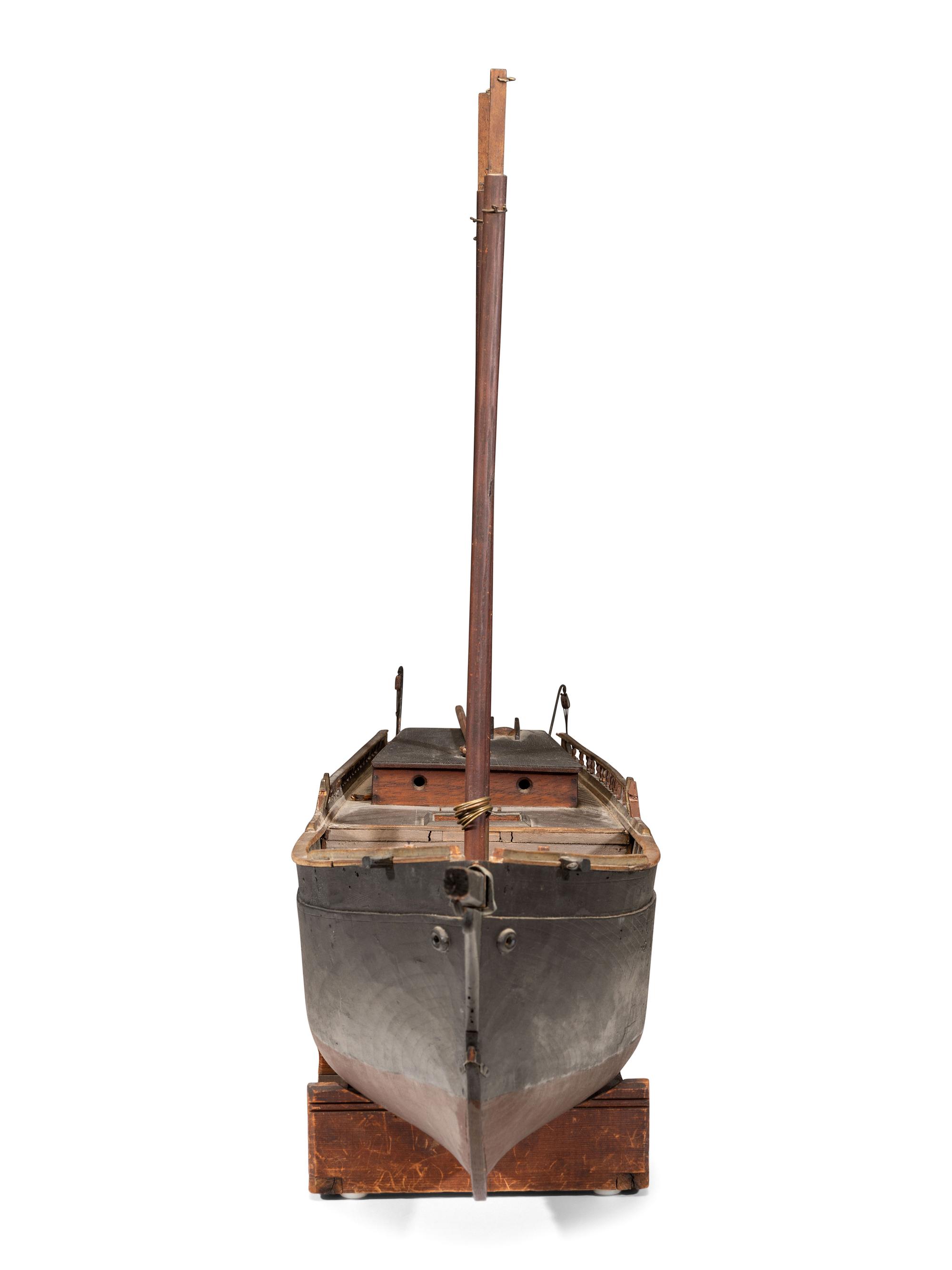 A Carved and Painted Wood Model of the Whaling Ship Essex