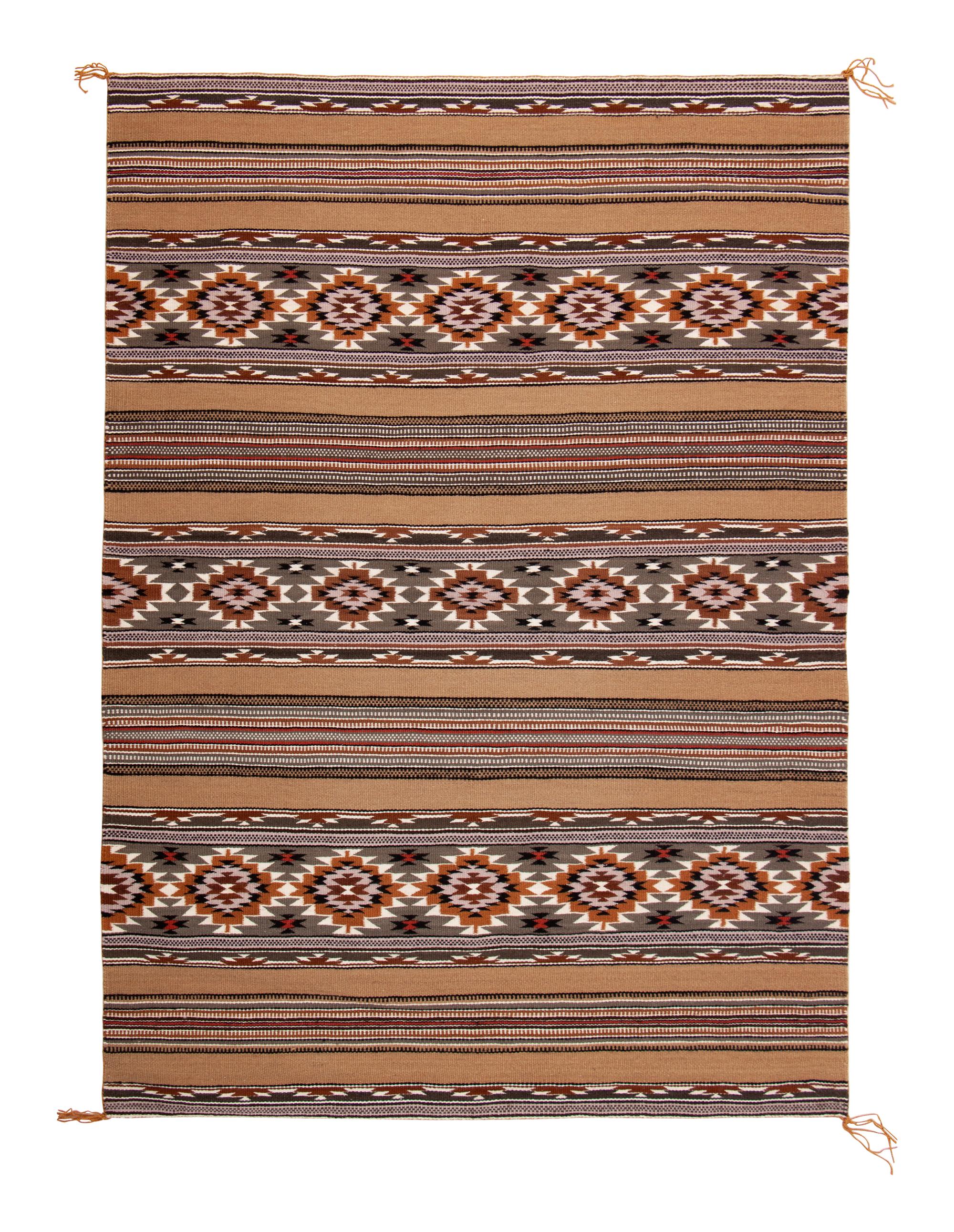 Navajo Wide Ruins Pattern Weaving / Rug