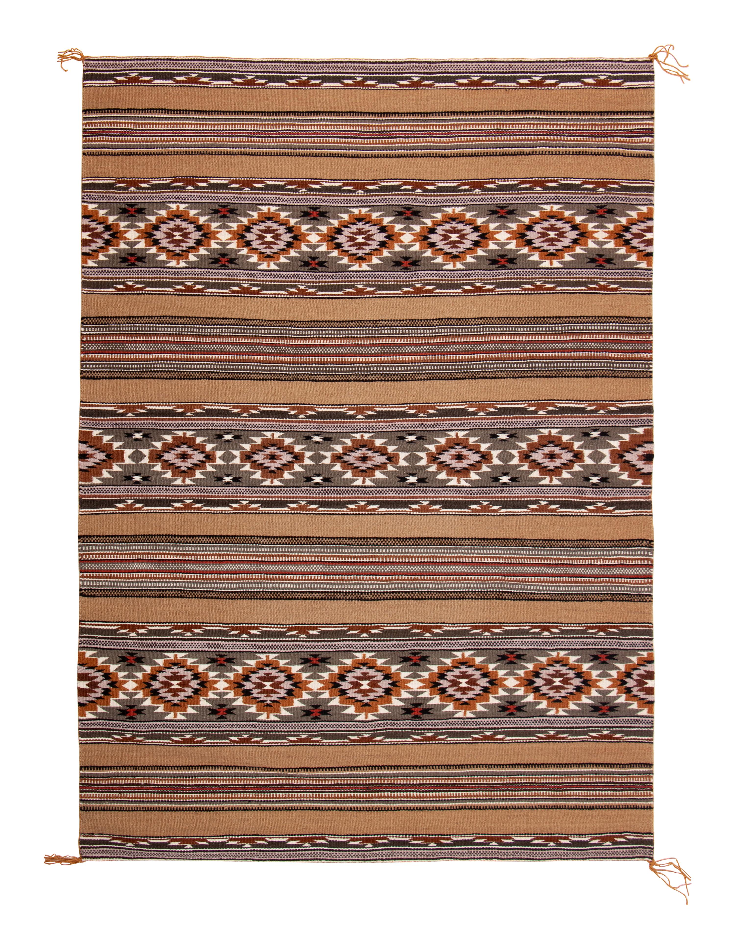 Navajo Wide Ruins Pattern Weaving / Rug