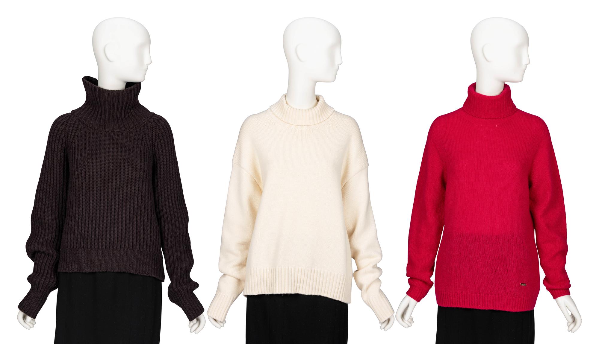 Various Designers, Three Turtleneck Sweaters
