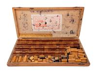 A Fulton Cased Set of Printing Blocks