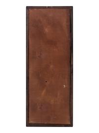 Eight Chinese Blue and White Porcelain Plaque Inset Hanging Panels 青花山水圖掛屏八扇