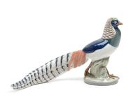 A Royal Copenhagen Porcelain Ornithological Figure Height 7 1/4 x width 12 inches. — SECOND HALF 20TH CENTURY