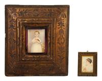 Two Portrait Miniatures