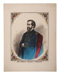 [CIVIL WAR]. A group of 7 lithographs of Civil War generals. Ensign & Bridgman.