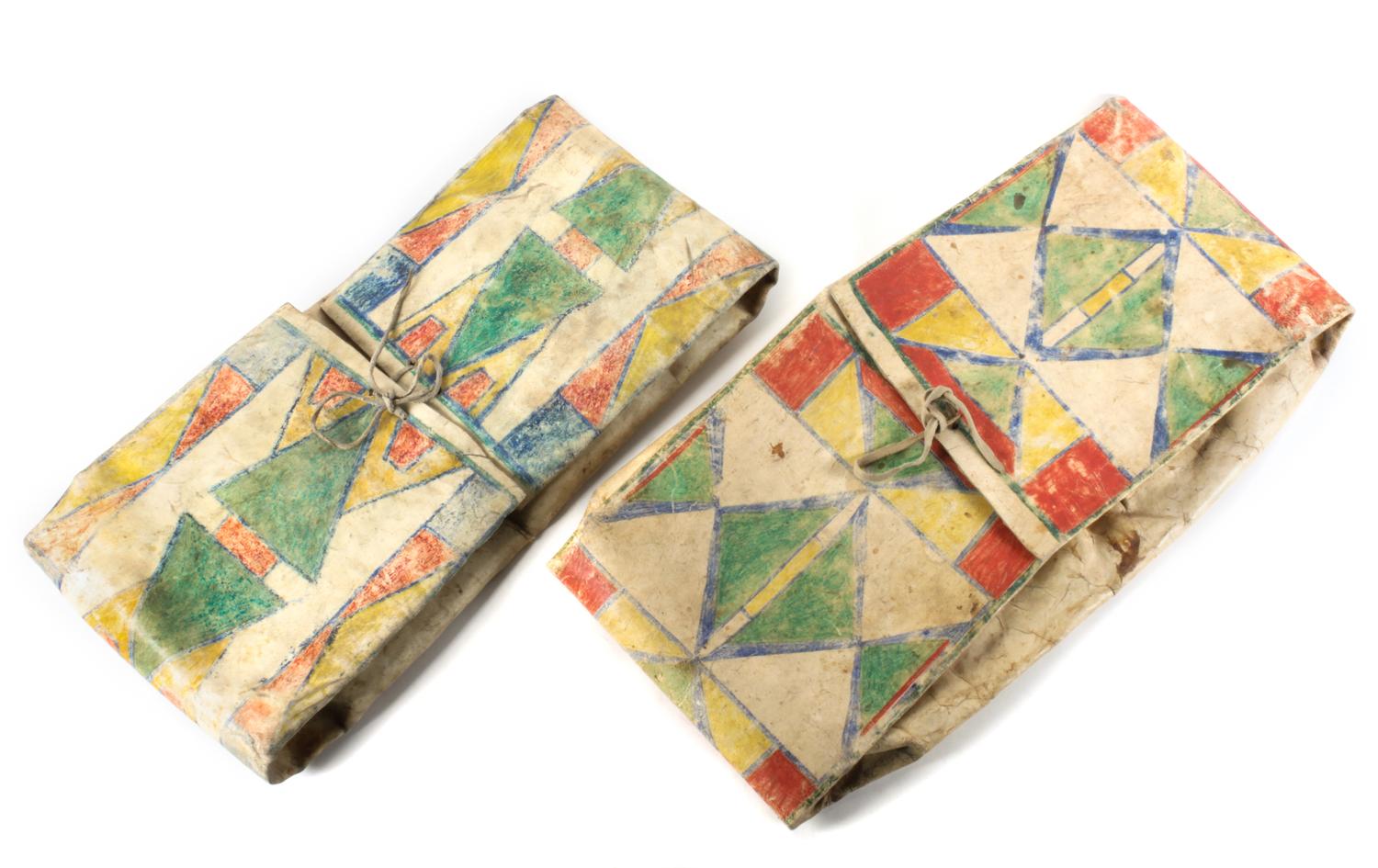 Two Plains/ Plateau Area Parfleche Larger 28 x 12 inches
