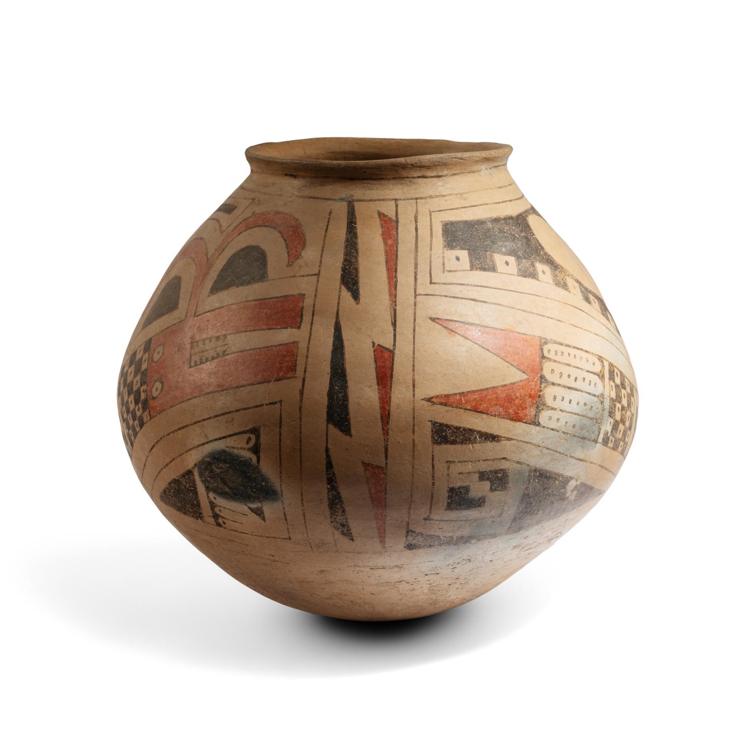 A Casas Grande Polychrome Olla