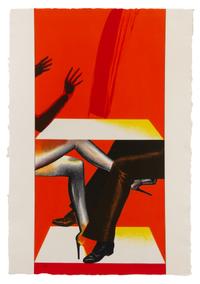 Allen Jones, (British, b. 1937), Magician Suite, 1976 (portfolio of 6 Works)