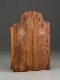 A Country Carved Pine Hanging Spice Cabinet