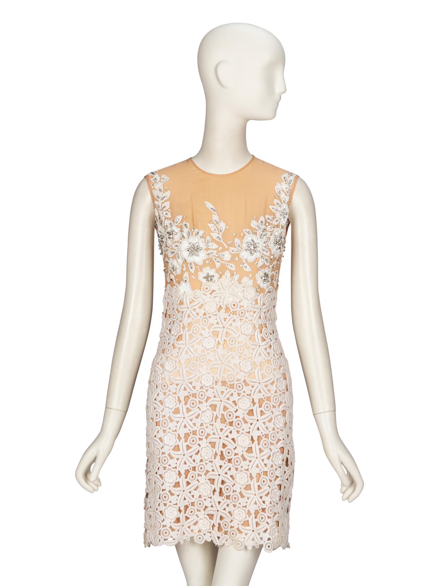 Galanos, Sleeveless Cocktail Dress