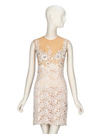 Galanos, Sleeveless Cocktail Dress