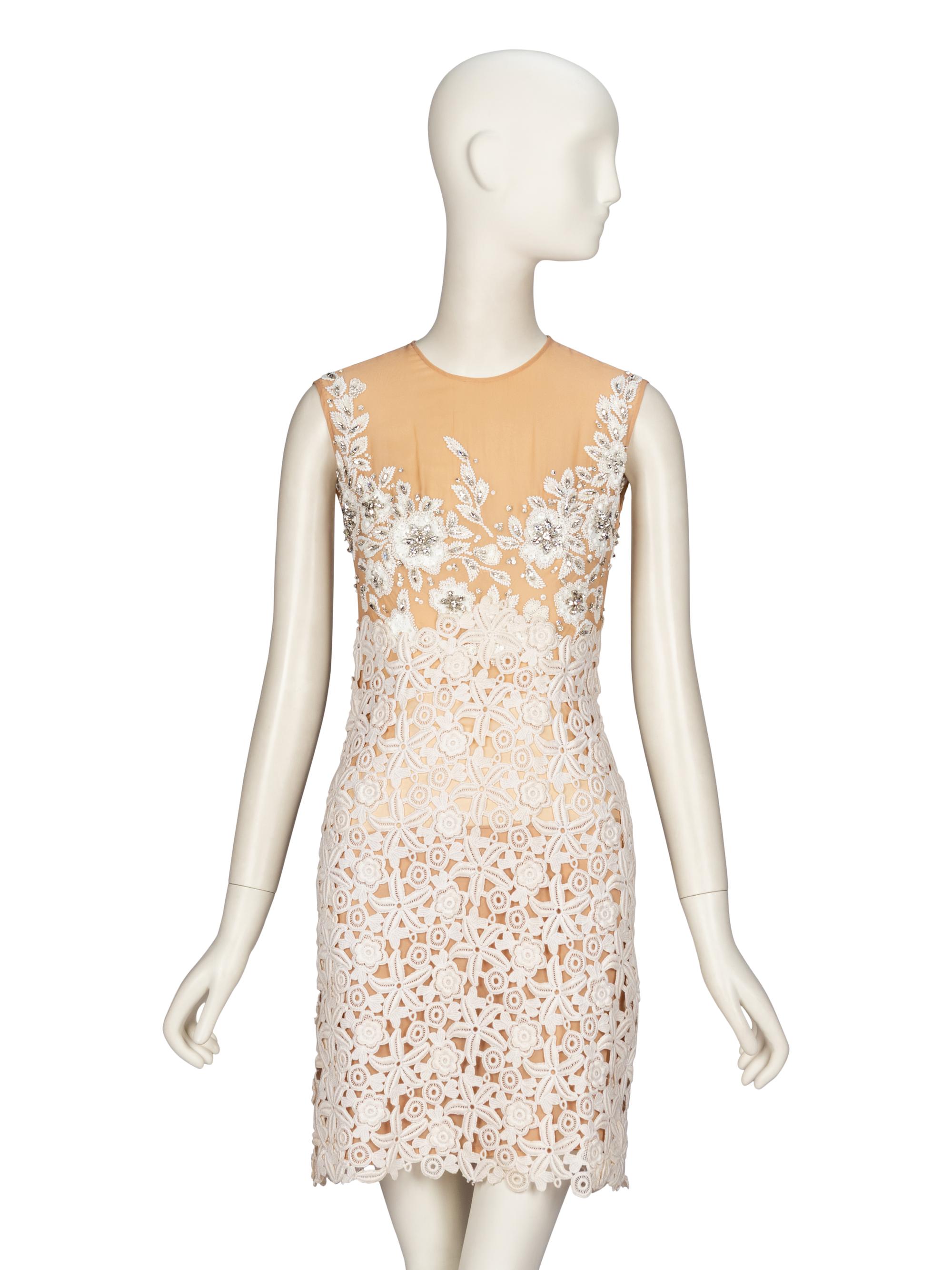 Galanos, Sleeveless Cocktail Dress