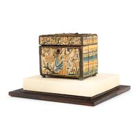 A Charles II Stumpwork Table Casket