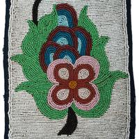 Anishinaabe Pictorial Beaded Bandolier Bag, Fourth of July
