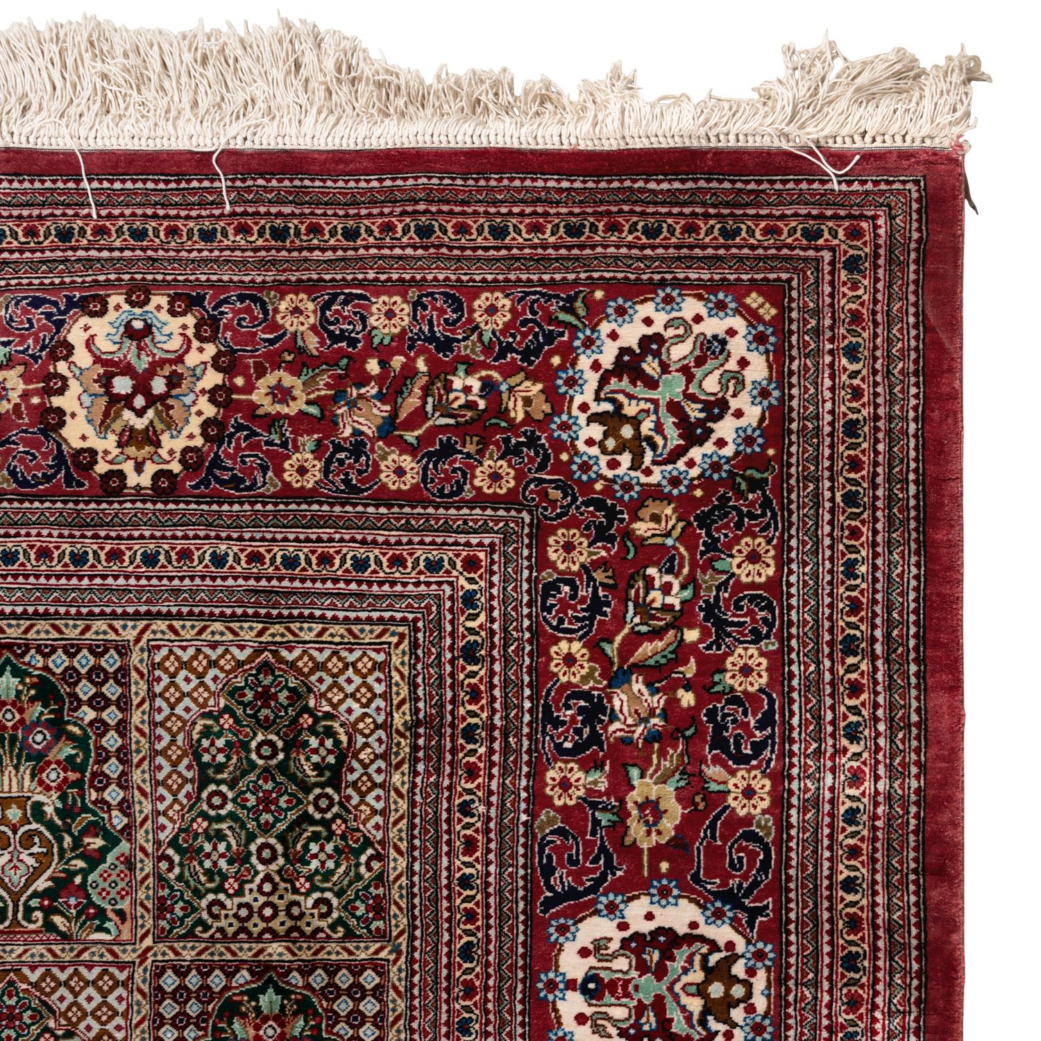 A Bakhtiari Silk Rug