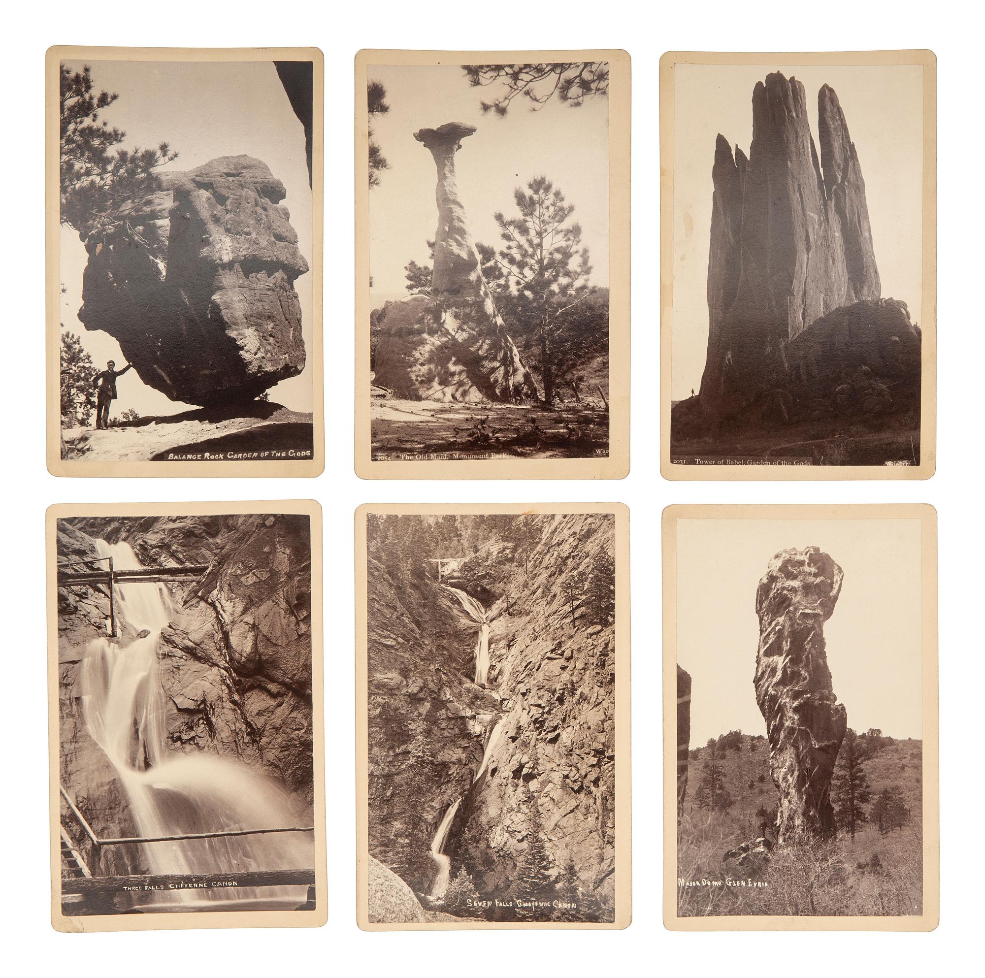 [WESTERN AMERICANA]. 17 photographs of Colorado by STORMER, GALBREAITH, HARVEY, and LYLES.