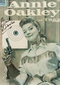 Annie Oakley Dell Comic book Cover, signed by Gail David