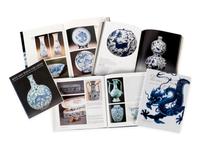 [BLUE & WHITE PORCELAIN] A group of reference works and auction catalogues about Chinese blue and white porcelain