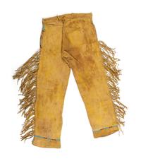 Northern Plains Beaded Hide Trousers