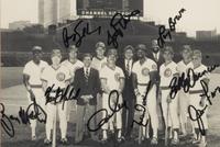 A Group of Rare Vintage Chicago Channel 5 Signed Autograph Promotional Posters Including Many Chicago Sports Legends,