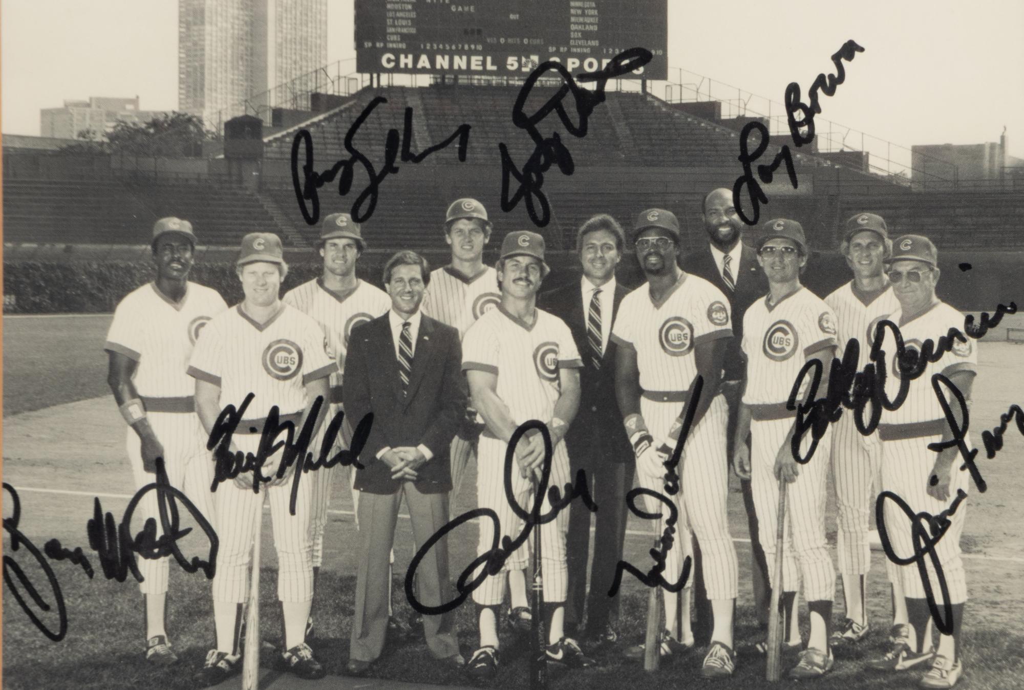 A Group of Rare Vintage Chicago Channel 5 Signed Autograph Promotional Posters Including Many Chicago Sports Legends,