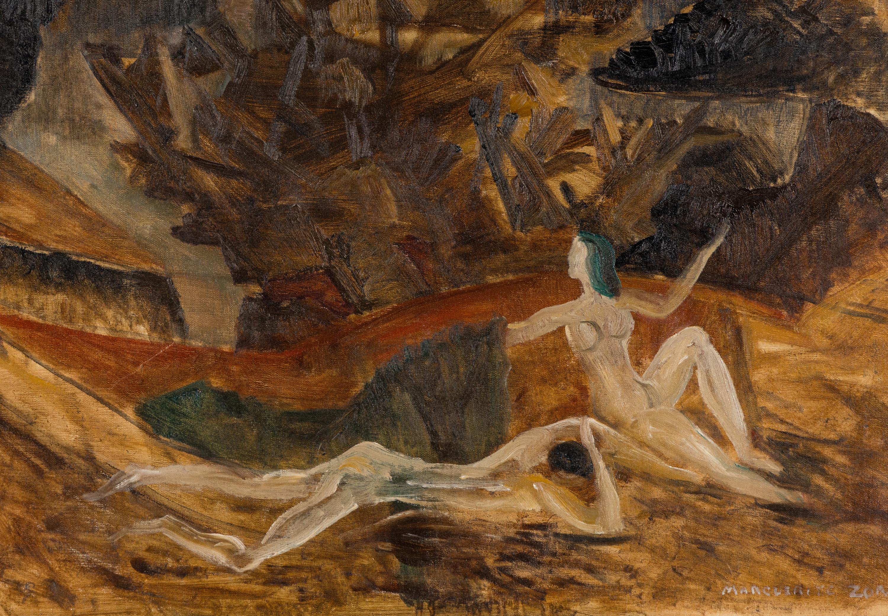 Figures in Moonlight (Brunswick Mills)