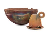 Large Bowl with Handled Vessel