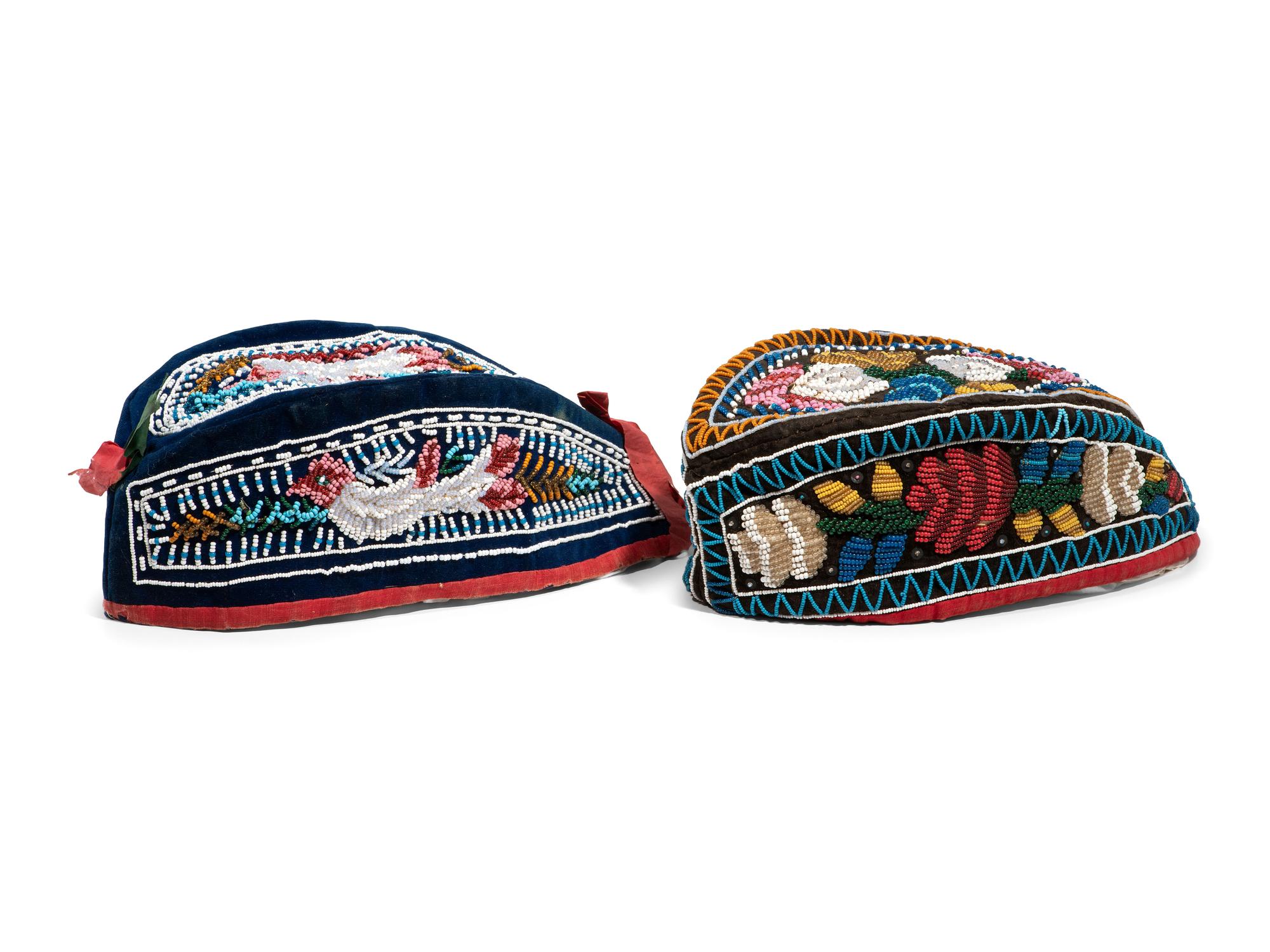 Haudenosaunee Beaded Glengarry Caps