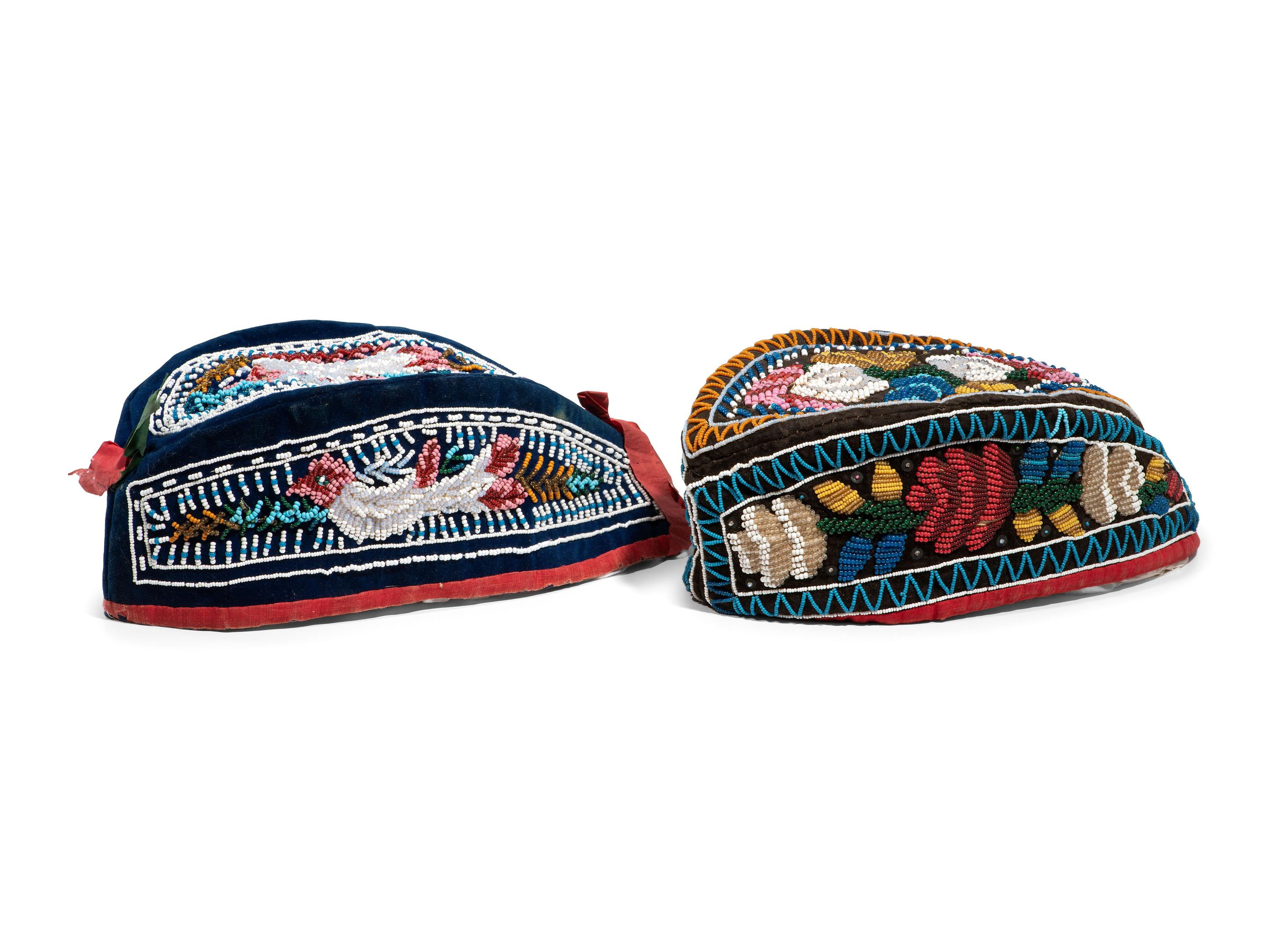 Haudenosaunee Beaded Glengarry Caps