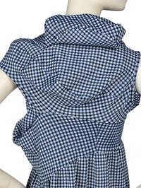 Comme des Garçons, Blue Gingham Bump Dress & Sample, S/S 1997